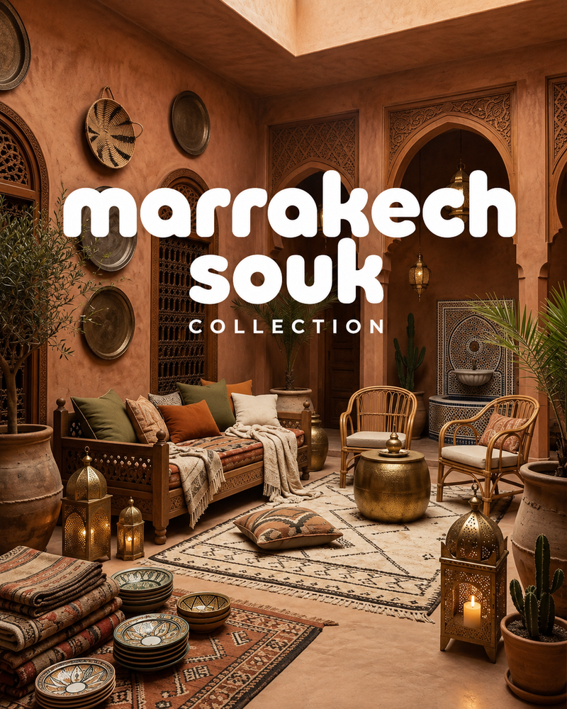 Collection Marrakech Souk — chaleur artisanale