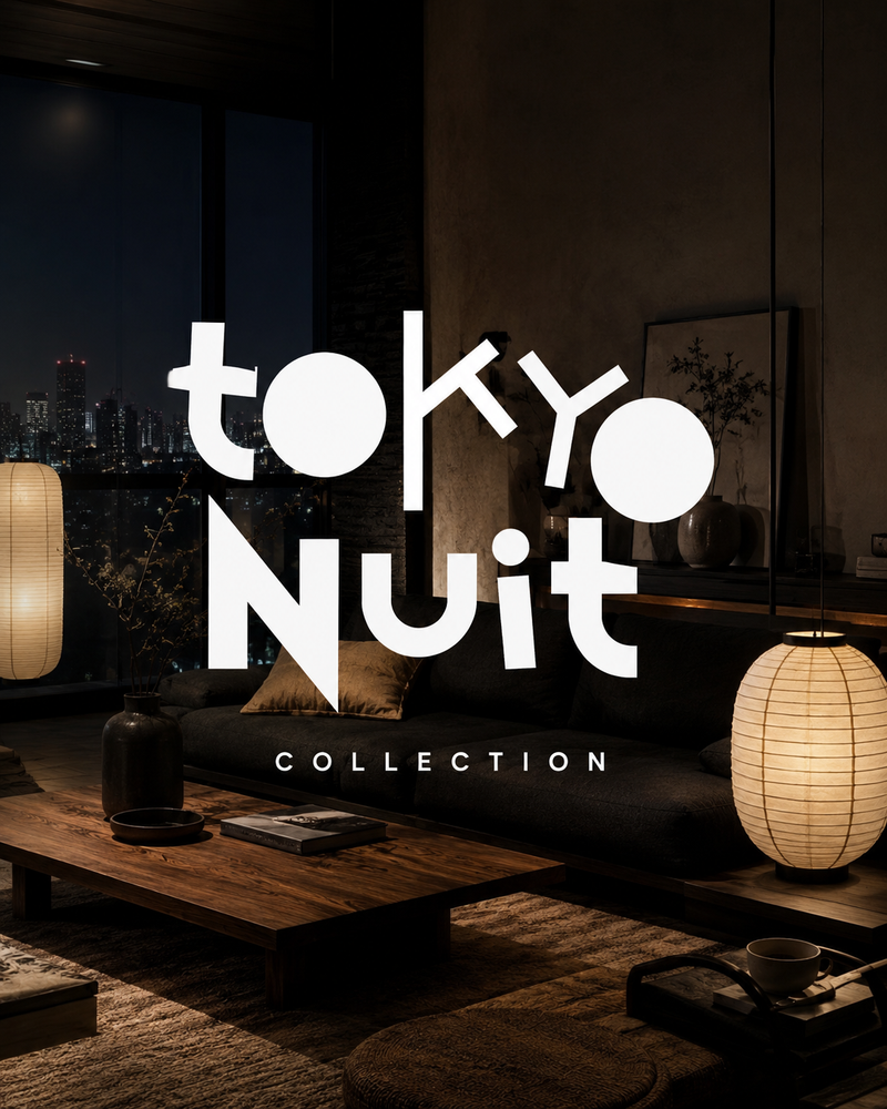 Collection Tokyo Nuit — déco japandi sombre