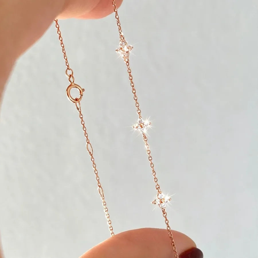 Bracelet cœur porte-bonheur, chaîne dorée — vue 4
