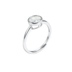 Bague moissanite ronde, modèle unisexe — vue 5