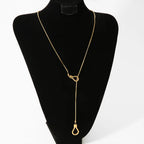 Collier à maillons assemblés à la main, acier inoxydable