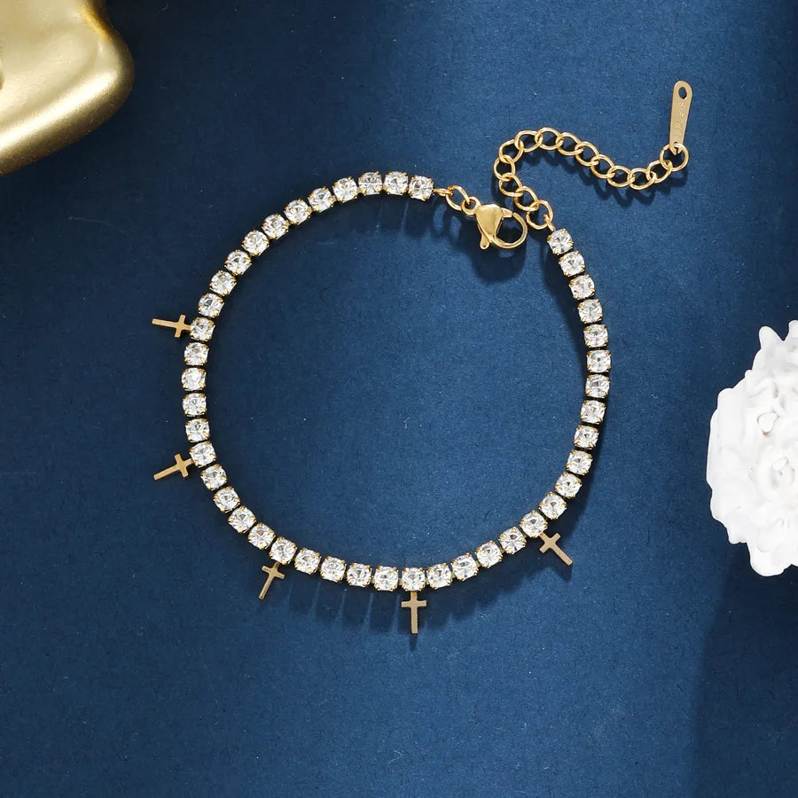 Bracelet asymétrique serti de zircons — vue 5