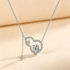 Collier pendentif queue de sirène en argent massif 925