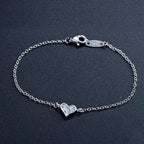 Bracelet maille forçat en argent massif 925