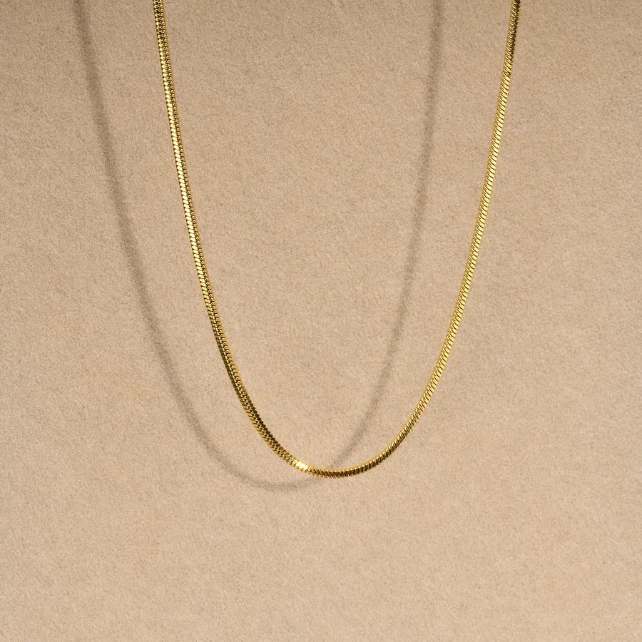 Collier chaîne seule, acier inoxydable — vue 10