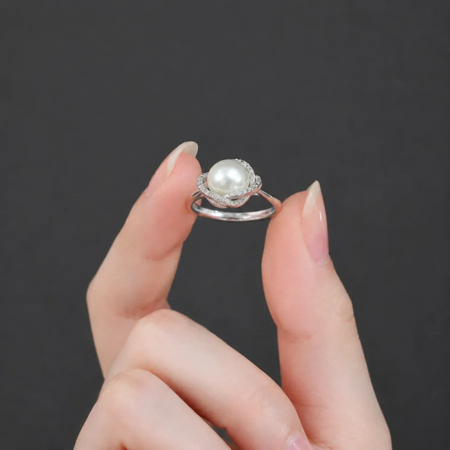 Bagues de couple à motif cœur, argent 925 — vue 4