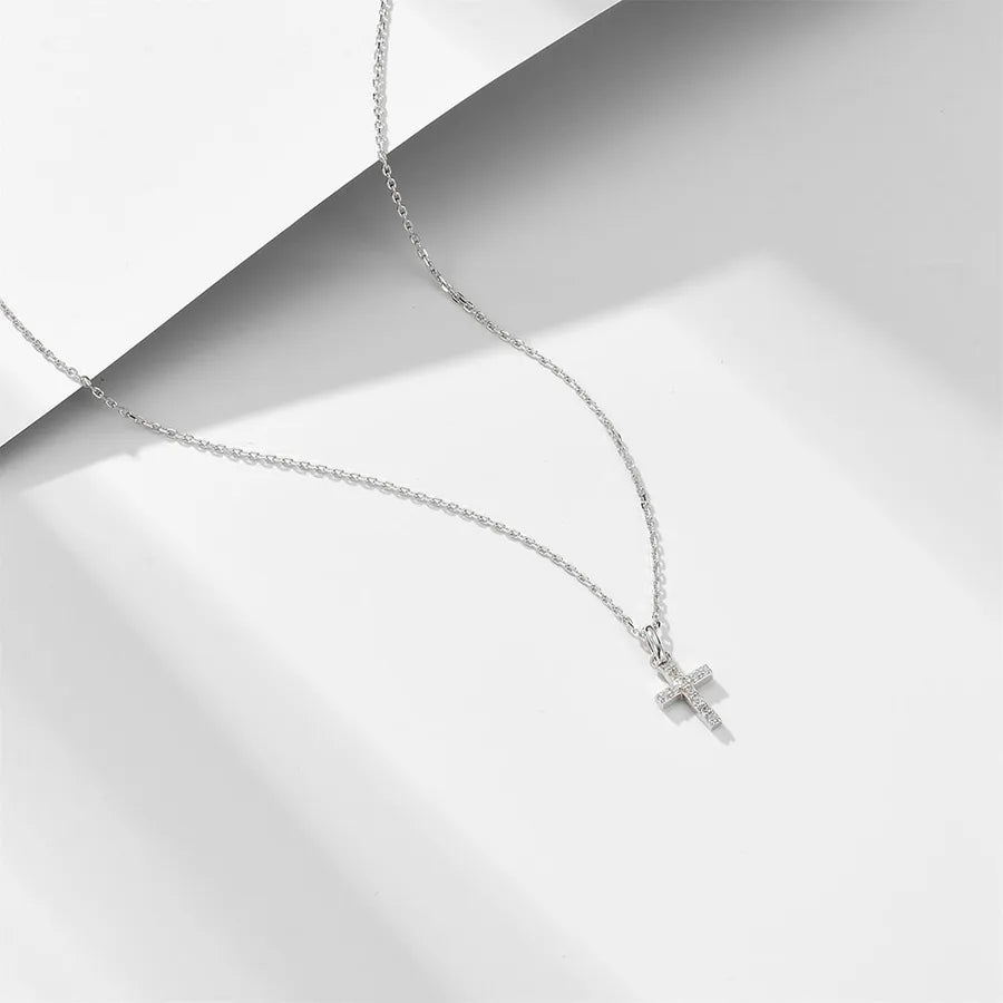 Collier à zircon unique, argent massif 925 — vue 10