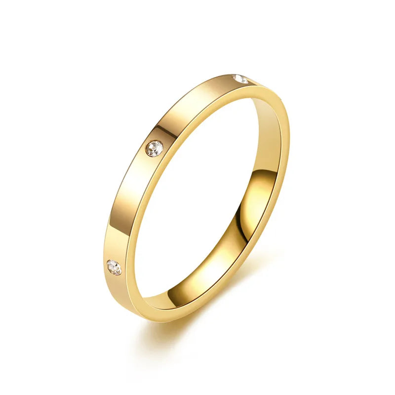 Bague à monture goutte en acier titane, modèle unisexe