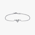 Bracelet maille forçat, argent massif 925 — vue 7