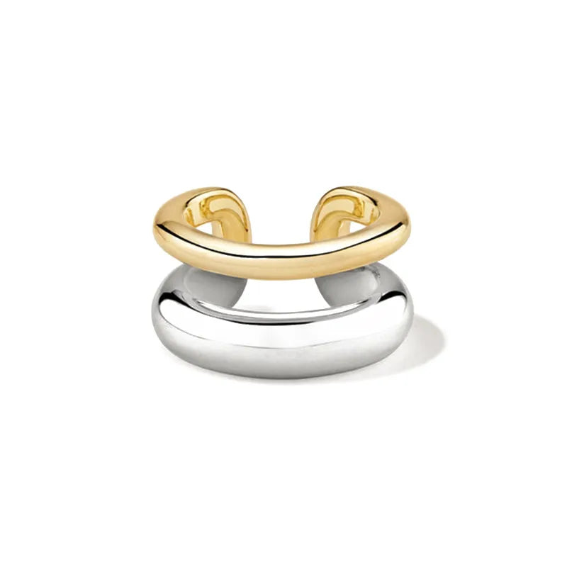 Bijou d'oreille en C, argent massif 925 — vue 6