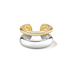 Bijou d'oreille en C, argent massif 925 — vue 6