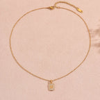 Collier de perles rondes à fermoir doré — vue 7