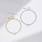 Bracelet tennis à moissanites serties, argent 925 — vue 5