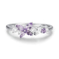 Bague papillon ciselé, argent massif 925 — vue 5