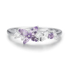 Bague papillon ciselé, argent massif 925 — vue 5