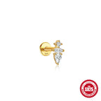 Bijou de cartilage motif nœud, argent 925 — vue 9