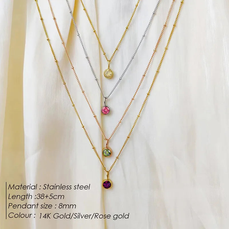 Collier pendentif pierre de naissance — vue 6