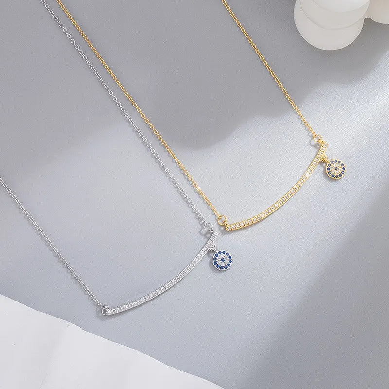 Collier œil protecteur émaillé, argent 925 — vue 4