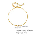 Bracelet chaîne tressée sertie de zircons — vue 10