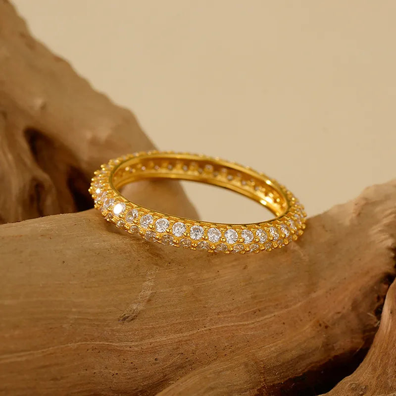 Bague géométrique en argent massif 925 — vue 5