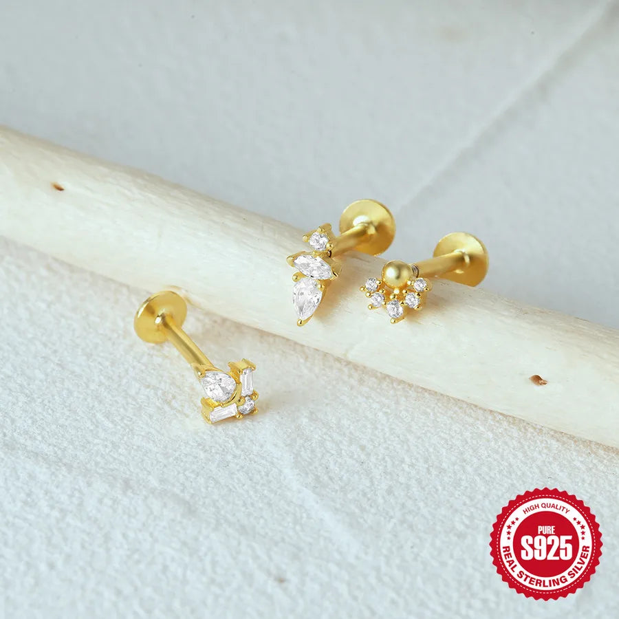 Bijou de cartilage motif nœud, argent 925 — vue 4