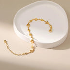 Bracelet étoile en laiton doré — vue 2