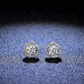 Puces d'oreilles moissanite sur argent 925 — vue 5