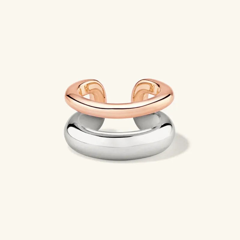 Bijou d'oreille en C, argent massif 925 — vue 7