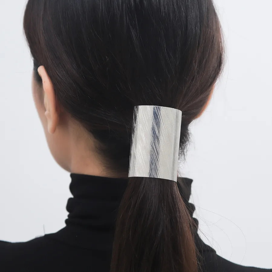 Barrette à cheveux rétro dorée — vue 5
