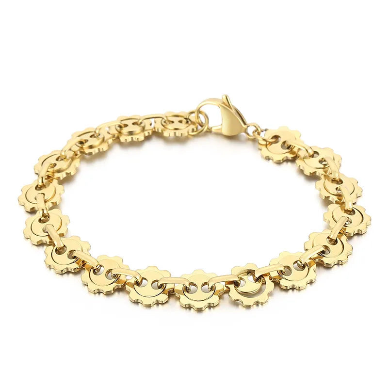 Bracelet épuré en acier titane — vue 5