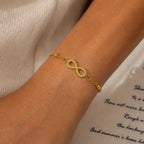 Bracelet aux maillons irréguliers réglable — vue 6