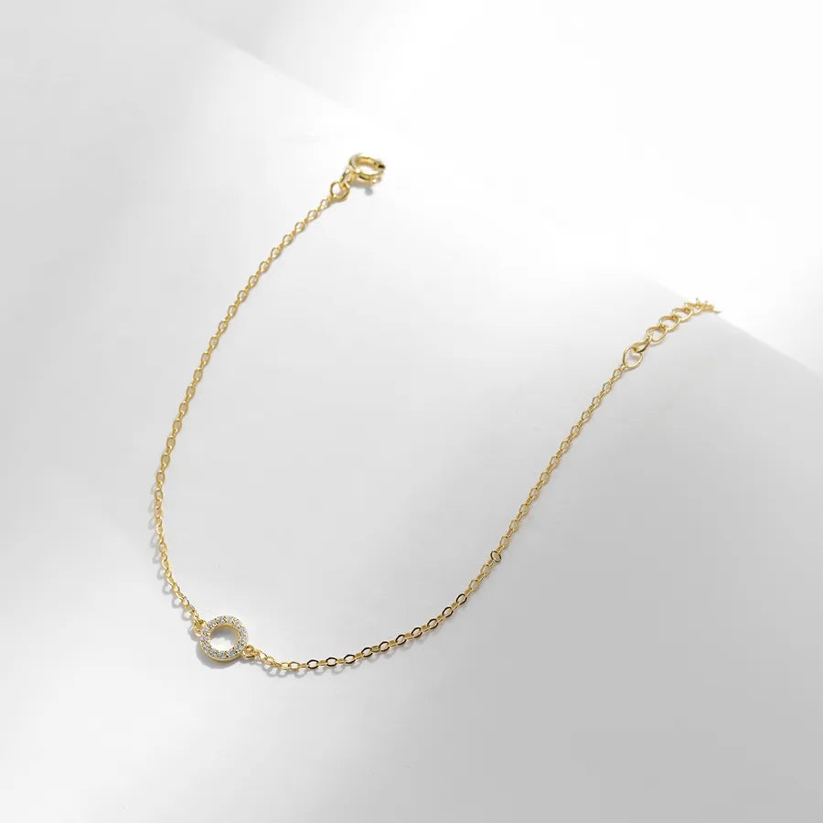 Bracelet chaîne très fine, argent massif 925 — vue 3