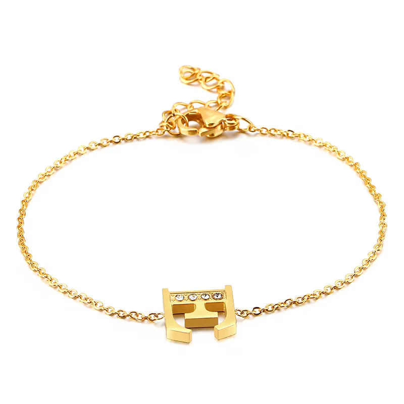 Bracelet initiale personnalisable A à Z — vue 10