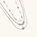 Collier de perles rondes à fermoir argenté — vue 6