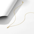 Collier à zircon unique, argent massif 925 — vue 7