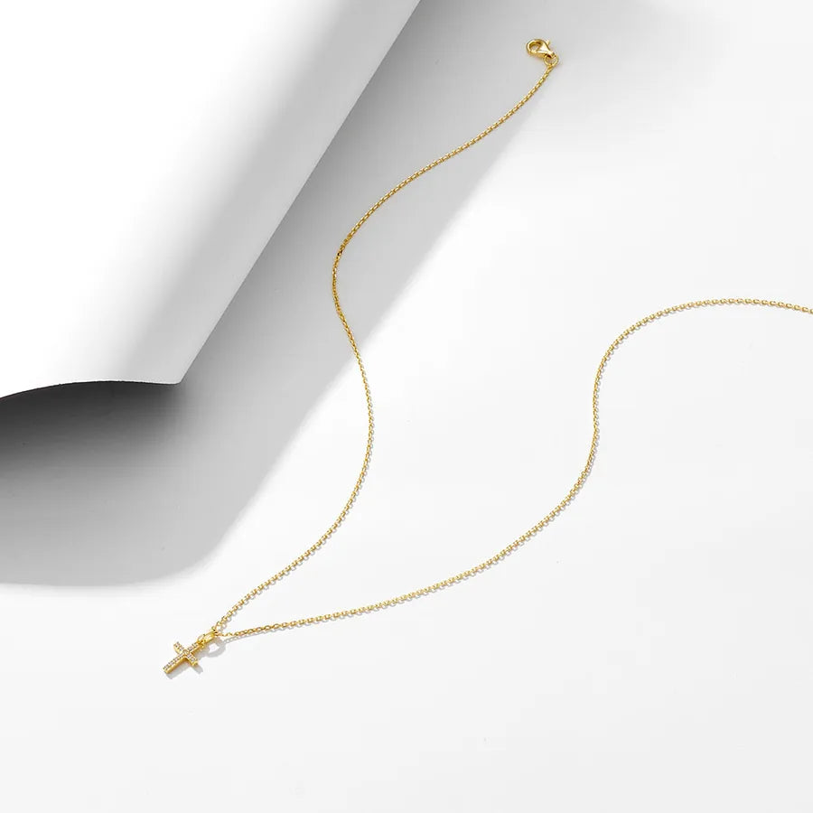 Collier à zircon unique, argent massif 925 — vue 7