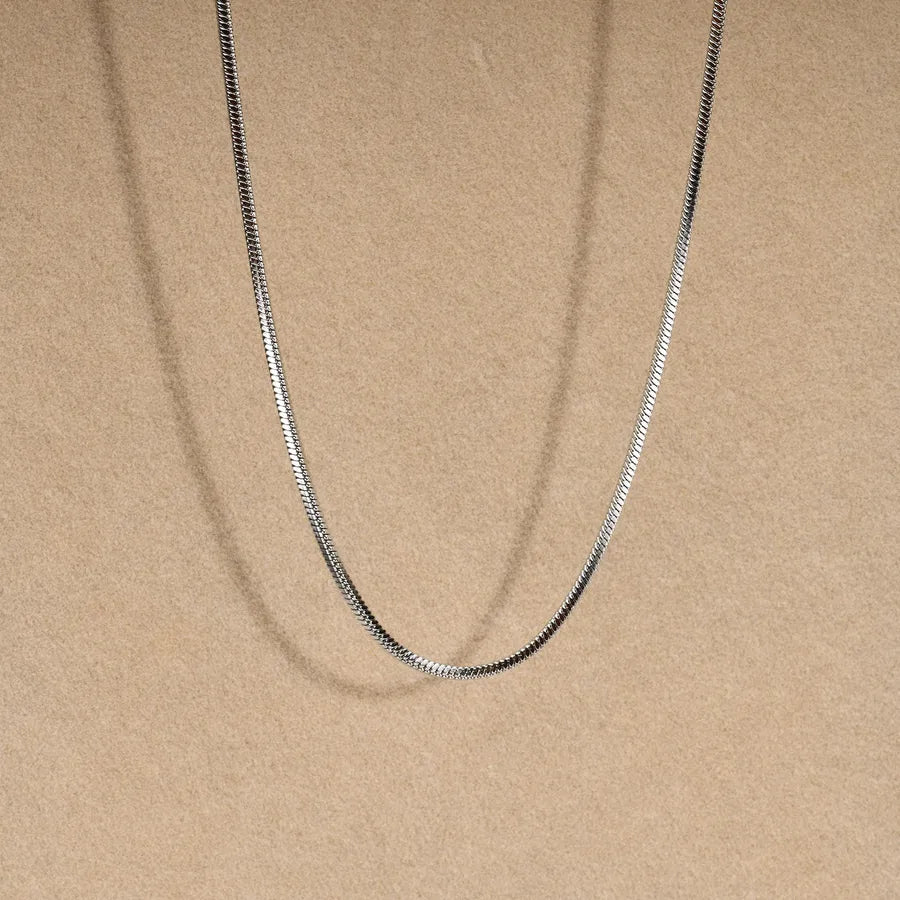 Collier chaîne seule, acier inoxydable — vue 12