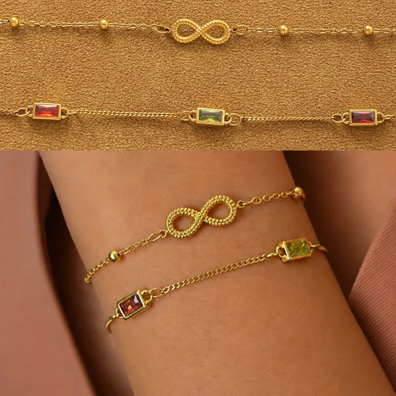 Bracelet aux maillons irréguliers réglable — vue 3