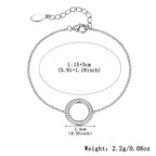 Bracelet maille souple, argent massif 925 — vue 2