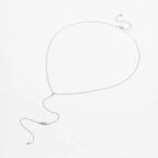 Collier à pendentif géométrique argenté — vue 7