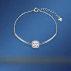 Bracelet flocon ciselé, argent massif 925 — vue 5