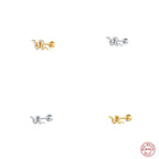 Puces d'oreilles petit serpent, argent 925 — vue 5