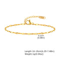 Bracelet jonc lisse en acier inoxydable doré — vue 11