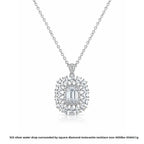 Ras-de-cou à moissanite taille goutte — vue 6