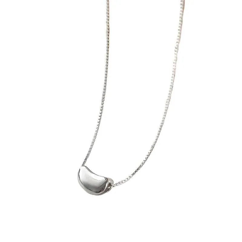 Collier graine porte-bonheur, argent 925 — vue 5