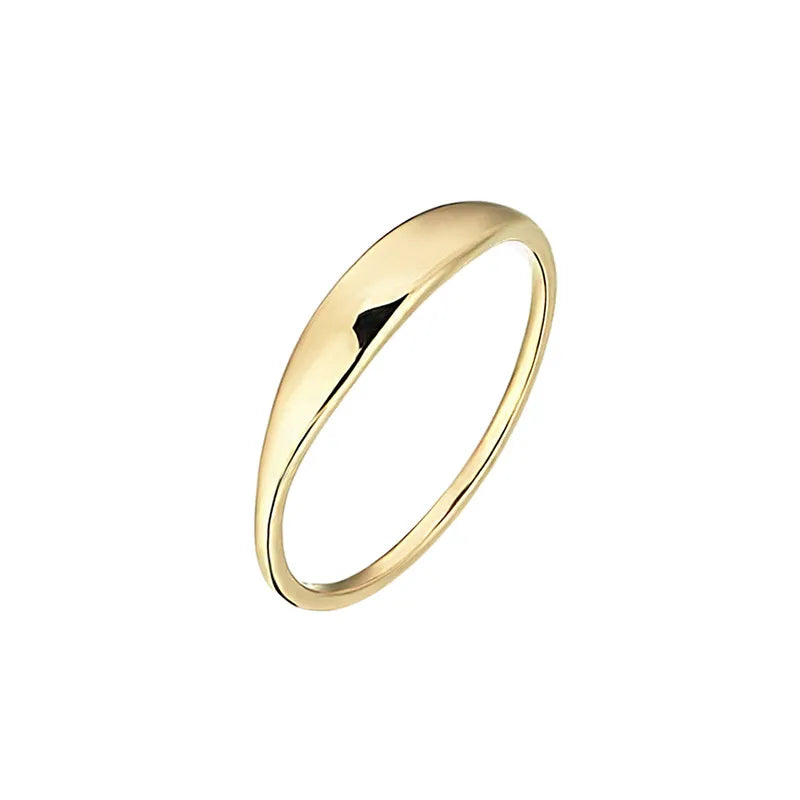Bague géométrique, argent massif 925 — vue 4