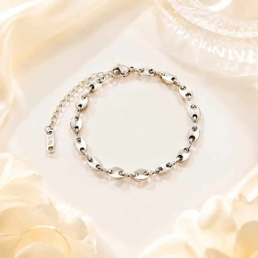 Bracelet maille marine en acier inoxydable — vue 6