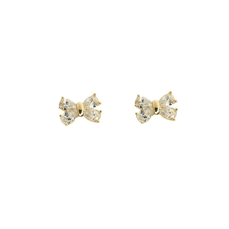 Boucles d'oreilles nœud, argent massif 925 — vue 4