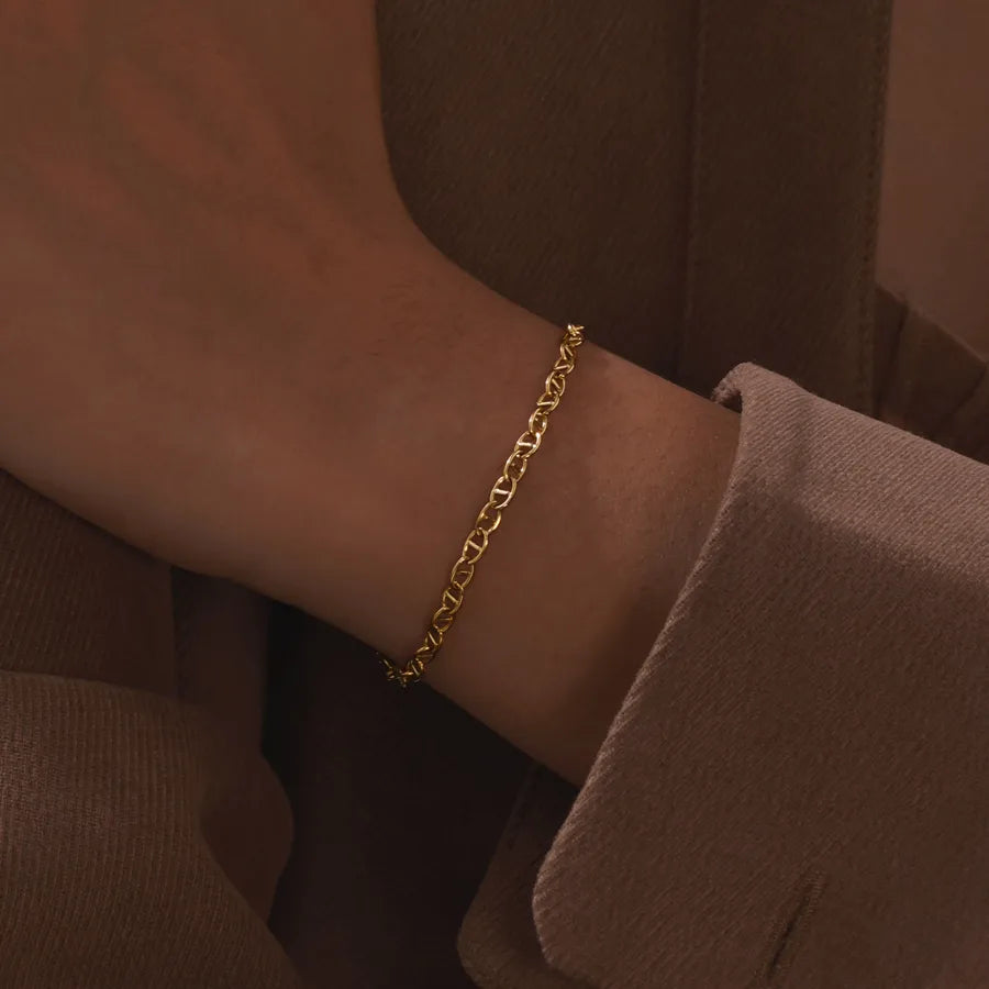 Bracelet à volumes géométriques alternés — vue 6