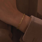Bracelet à volumes géométriques alternés — vue 6